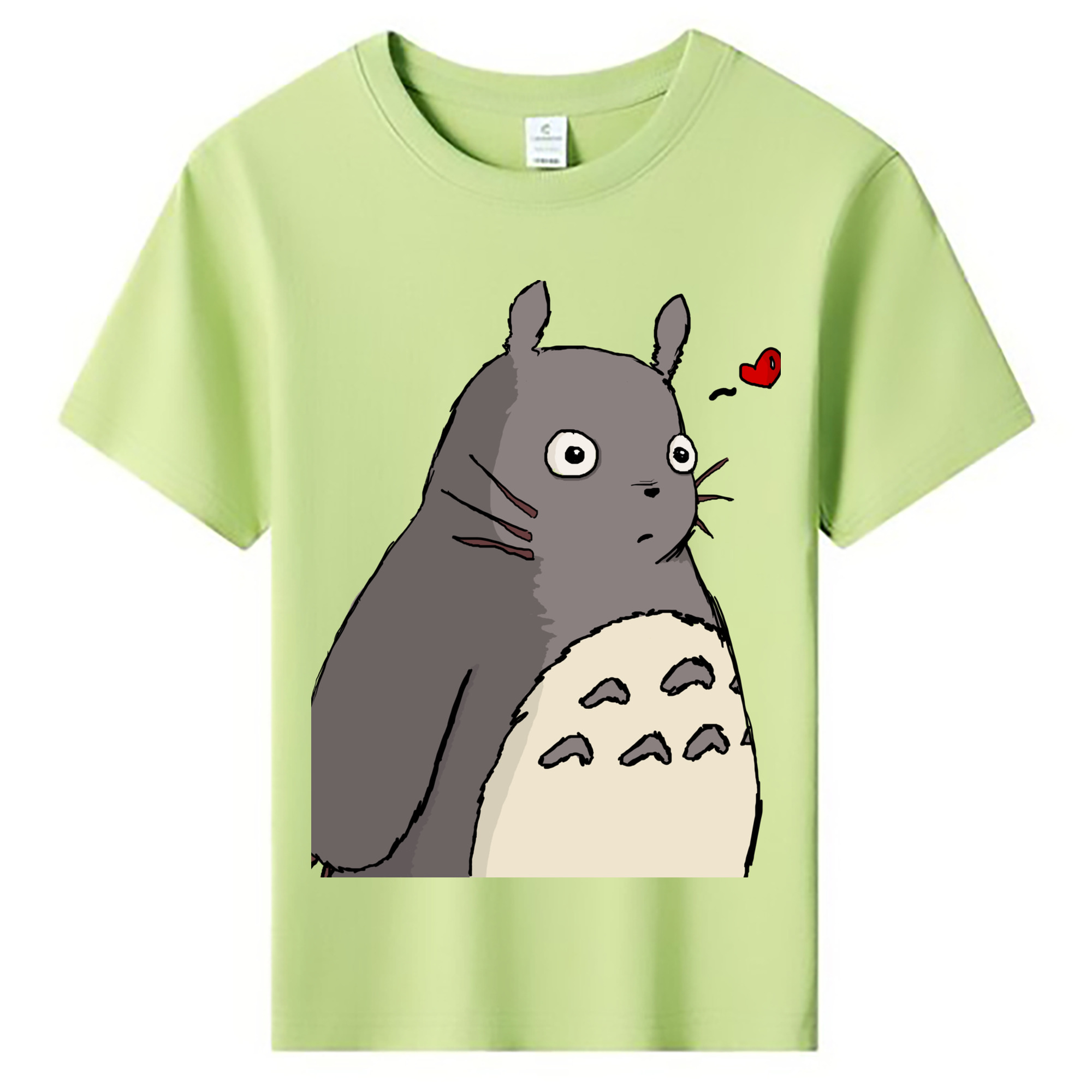 （画像用） となりのトトロ 草壁メイ 草壁サツキ My Neighbor Totoro Satsuki Kusakabe Mei Kusakabe 綿100％キッズTシャツ（フロントプリント）